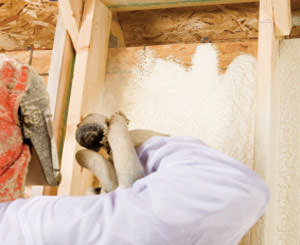 Spray foam installation being installed by a certified professional in Delaware & Maryland